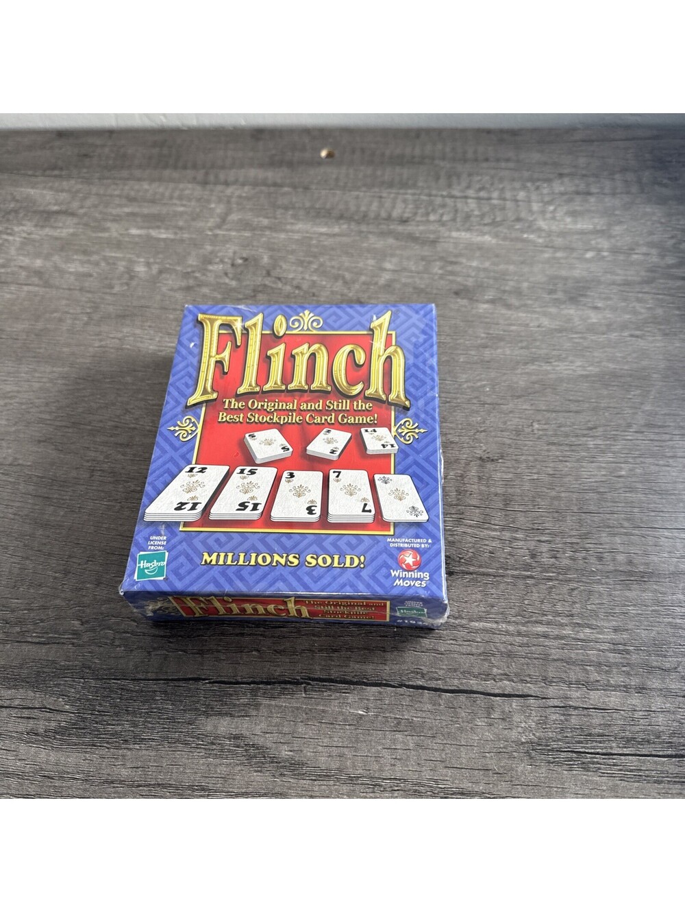 Vintage 1998 Flinch Stockpile Card Game by Hasbro New Sealed Ages 7+ Family Game